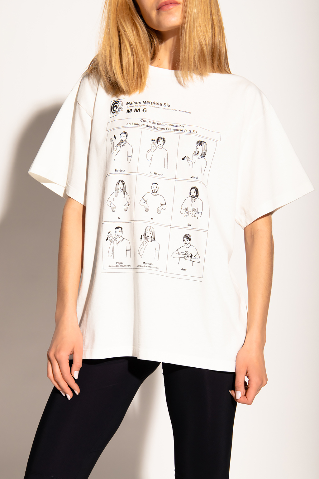 MM6 Maison Margiela Printed T-shirt | Women's Clothing | Vitkac